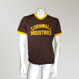 Vintage 70s Speedline Athletic Wear Mesh Ringer Tee XL Jersey Uniform T-Shirt